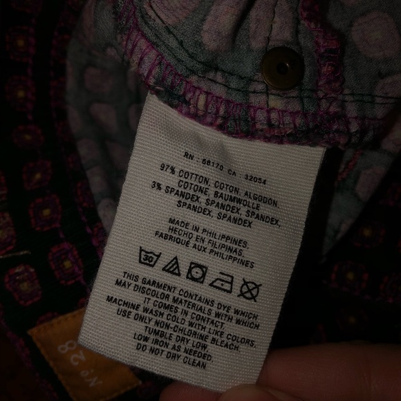 Pilcro and the Letterpress printed skinny cords - Picture 7 of 7